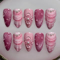Pink sea nails