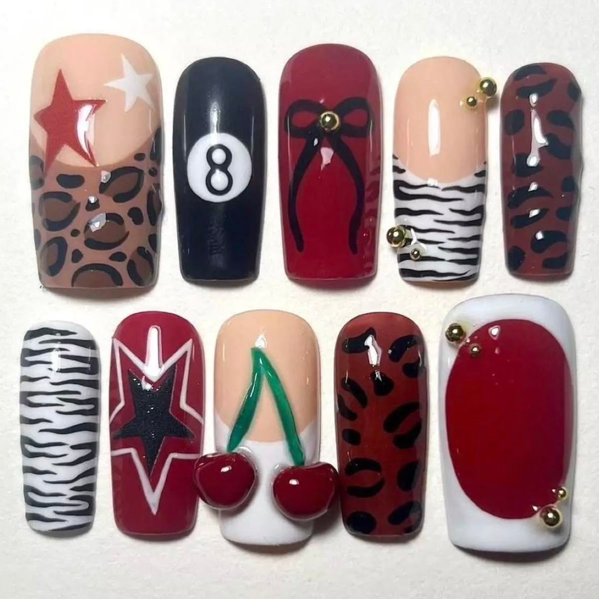 Cherry nails