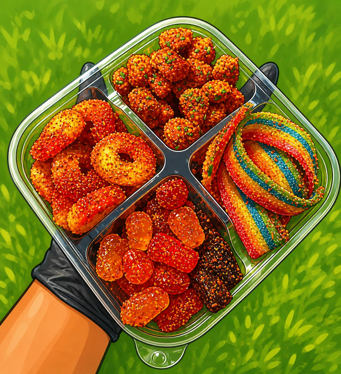 Chamoy Candy Plates
